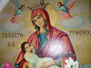 Святой образ иконы Божией матери «Млекопитательница»