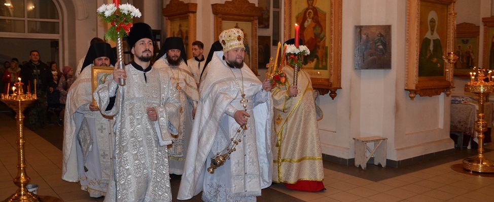 Череда Богослужений в праздник Святой Пасхи в Богородичной Щегловской обители