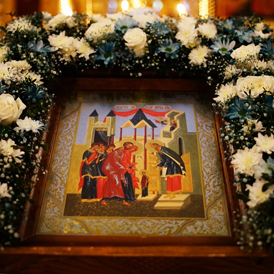 Всенощное бдение в канун празднования Введения во Храм Пресвятой Владычицы нашей Богородицы и Приснодевы Марии