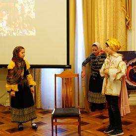 Воспитанники воскресной школы на православном фестивале "Любовью и единением спасемся"