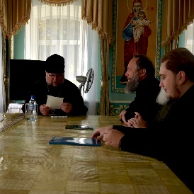 Обсуждение итогов работы  Собрания игуменов и игумений монастырей Русской Православной Церкви